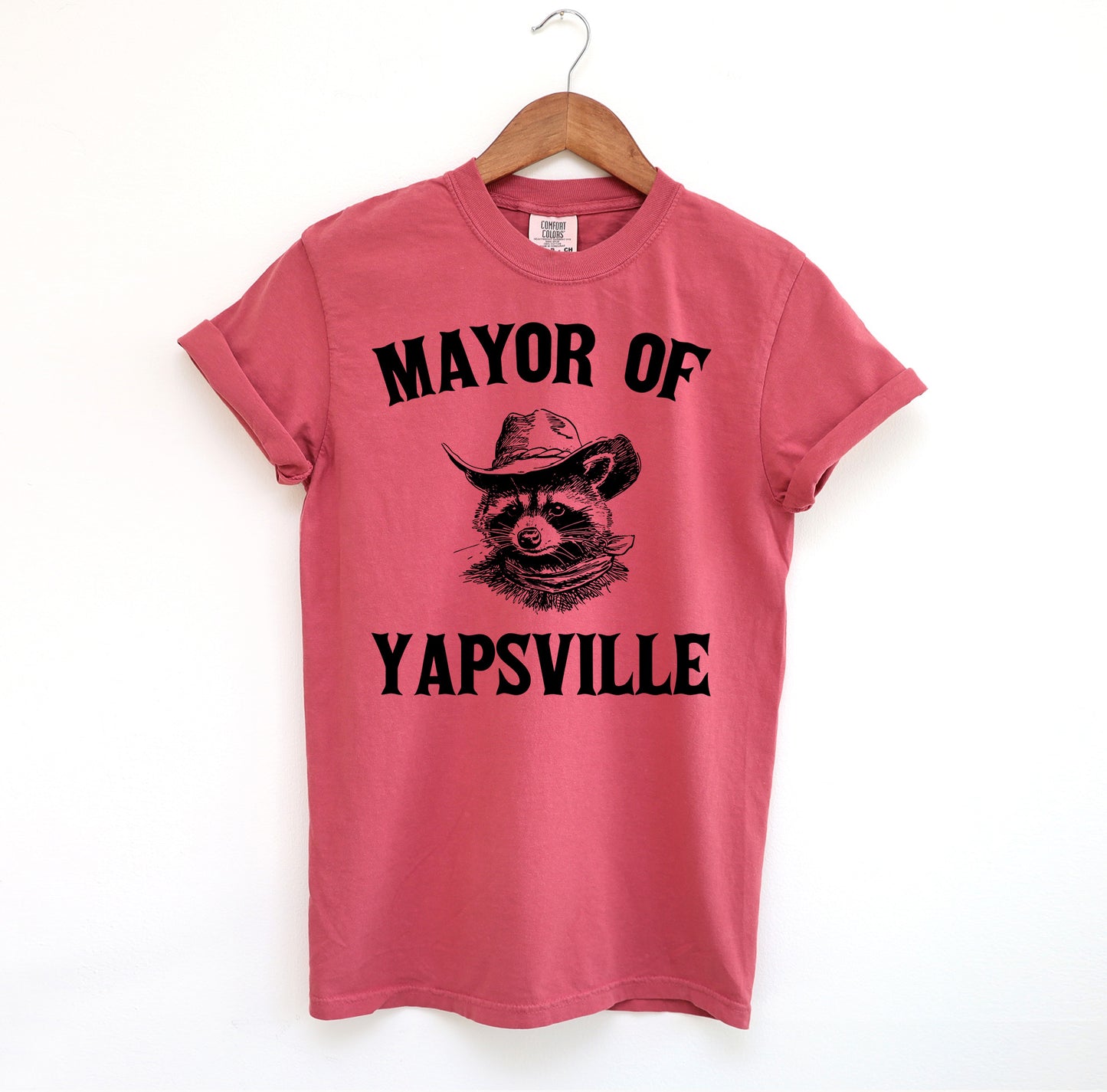 Mayor of Yapsville Raccoon T-Shirt