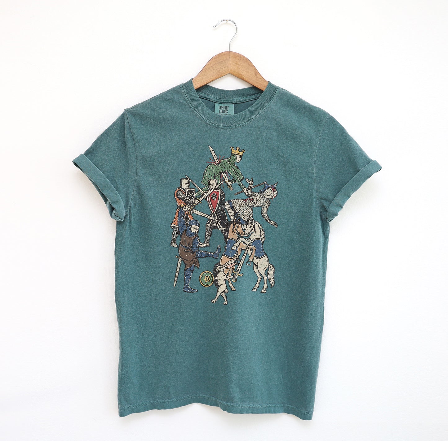 Water Color Medieval Knight T-Shirt