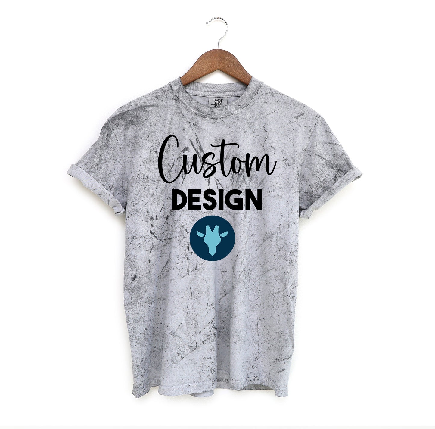 Custom Comfort Colors T-Shirt - Customizable T-Shirt with Logo or Photo