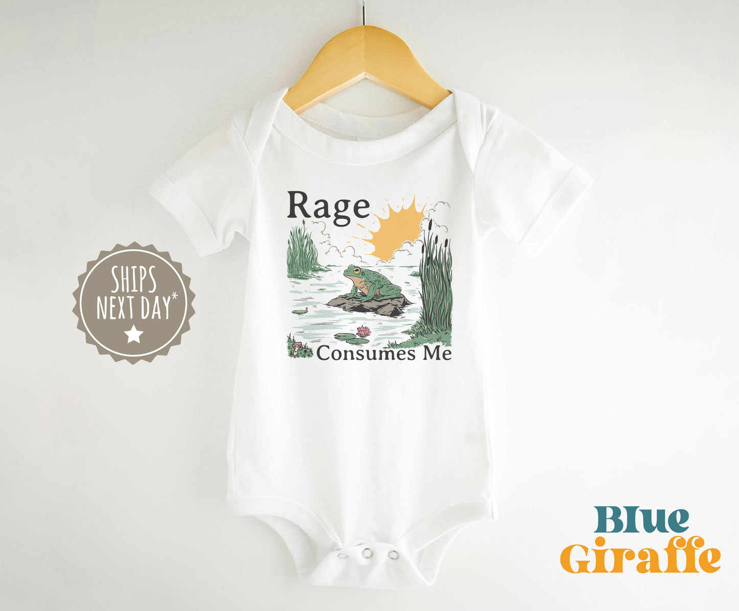Rage Consumes Me Frog Onesie®