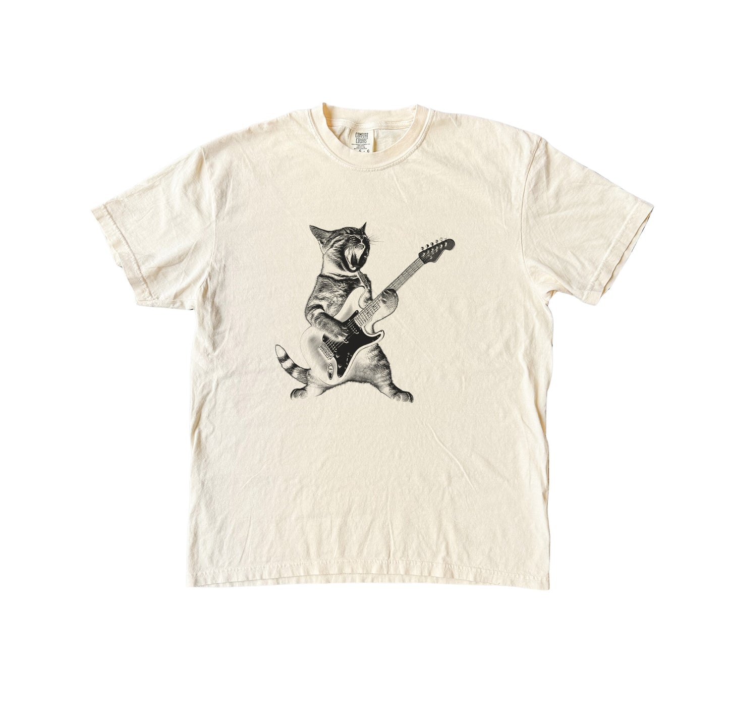 Cat Playing Guitar T-Shirt