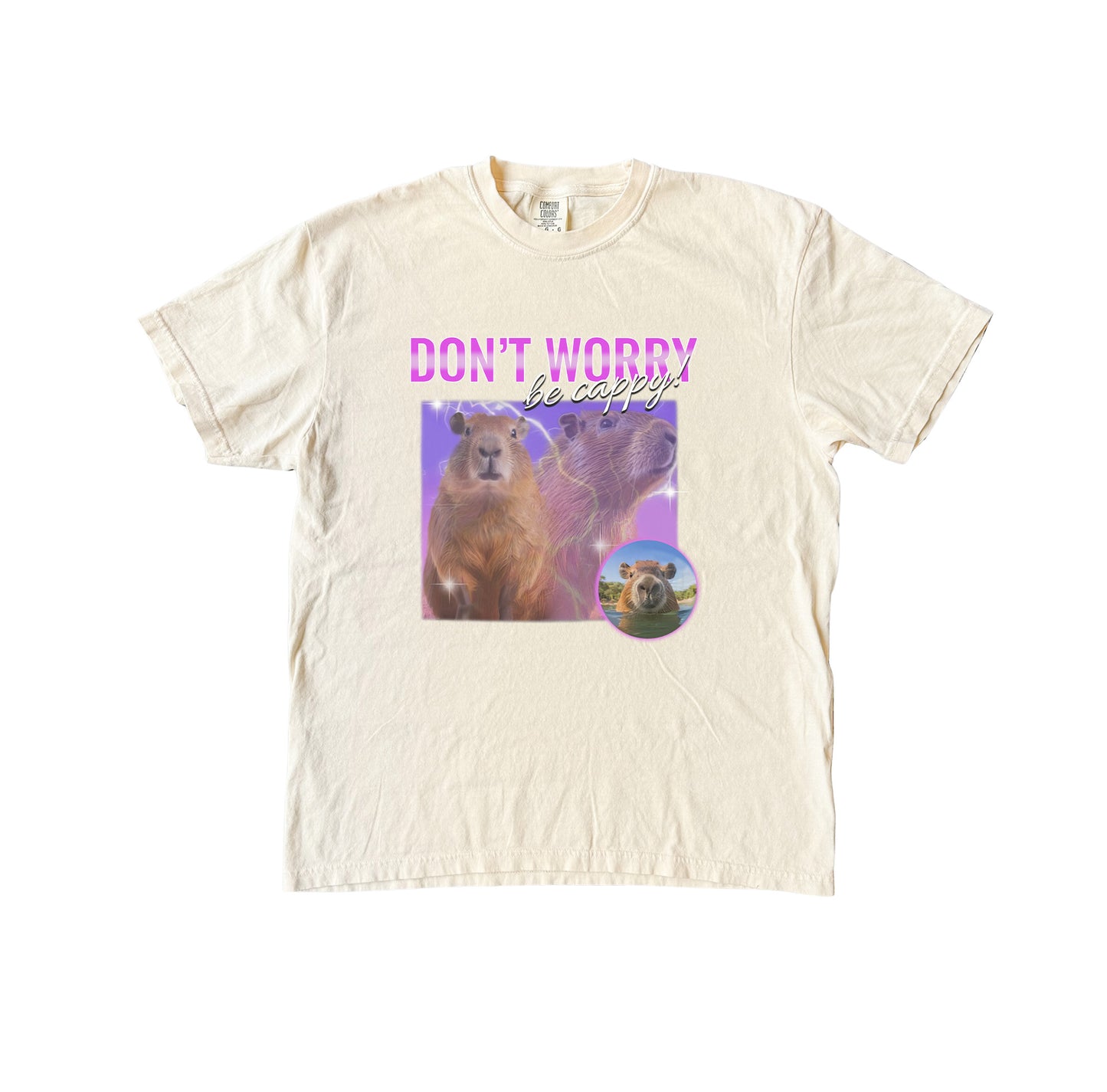 Don't Worry Be Cappy Capybara T-Shirt