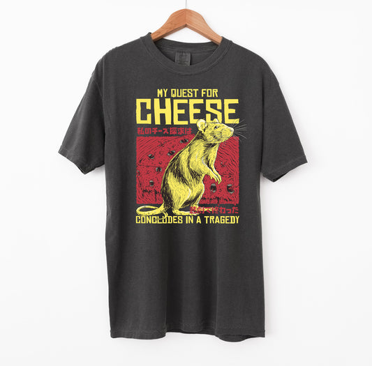 The Quest for Cheese Mouse T-Shirt