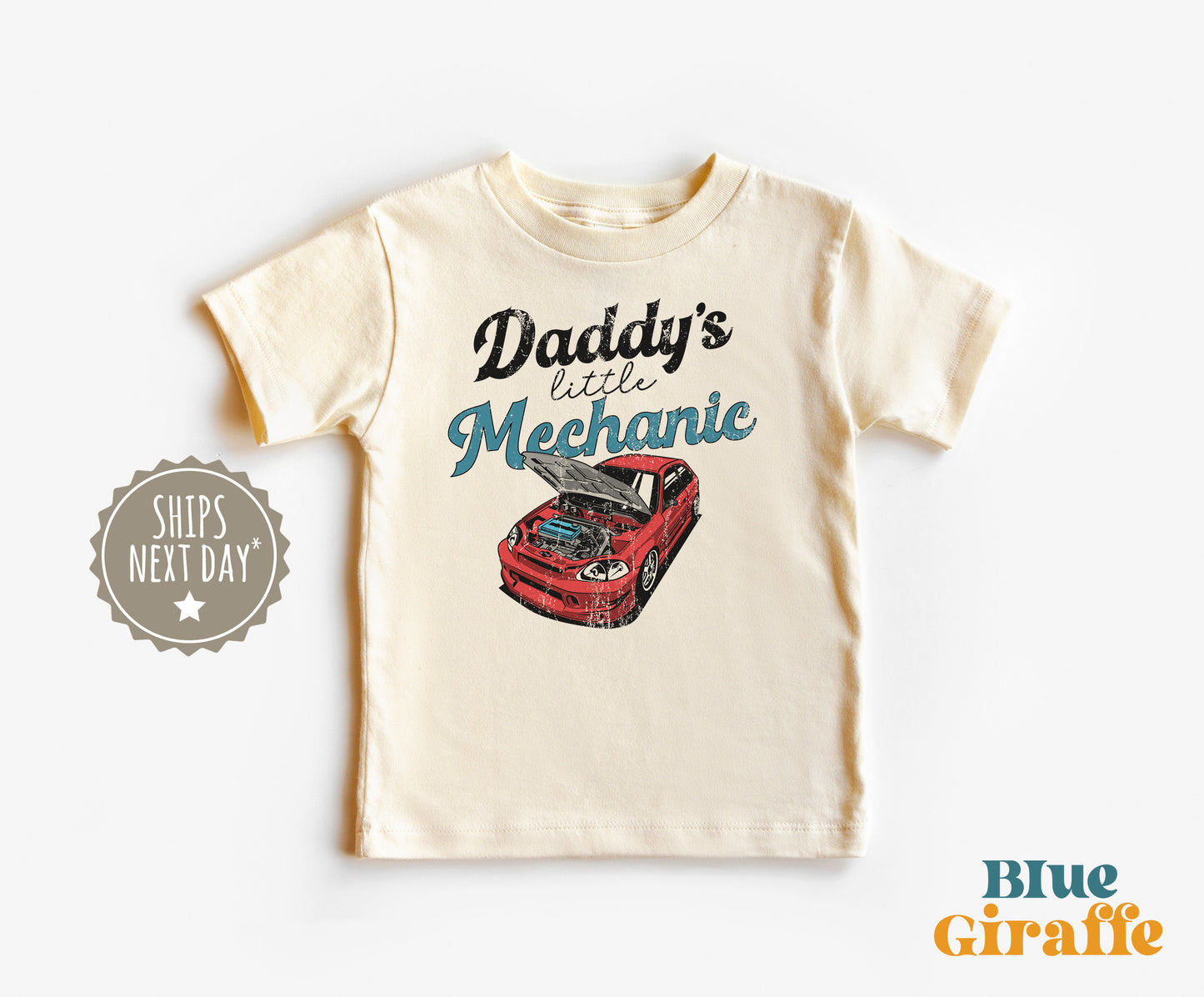 Daddy's Little Mechanic Baby Onesie® & Toddler Shirts