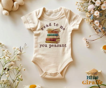 Read To Me Peasant Baby Onesie® & Kids T-Shirts