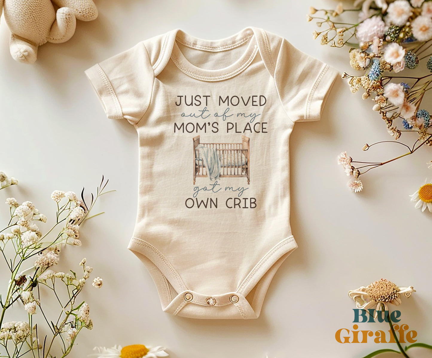 Moved Out Of My Moms Place Baby Onesie®