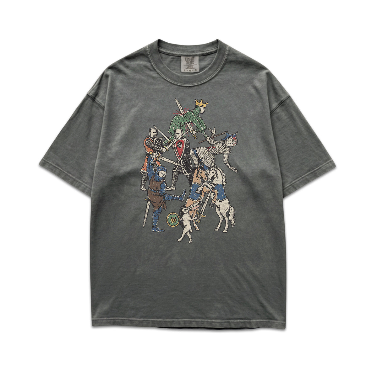 Water Color Medieval Knight T-Shirt