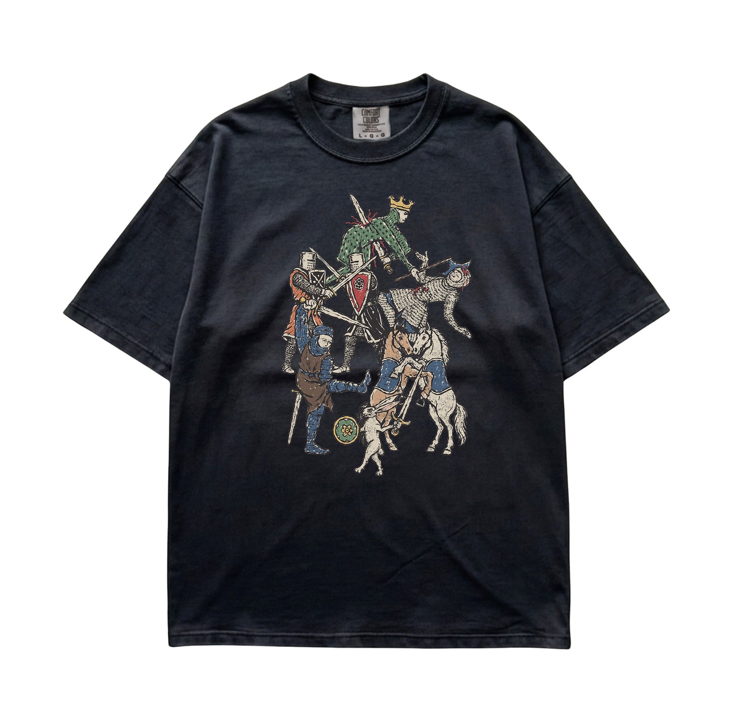 Water Color Medieval Knight T-Shirt