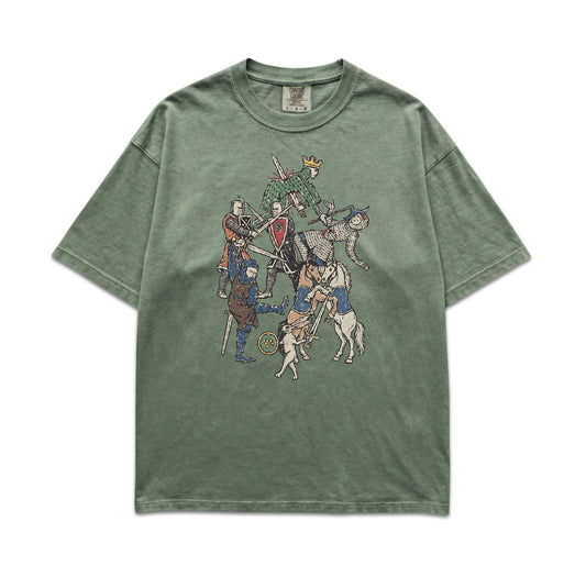 Water Color Medieval Knight T-Shirt