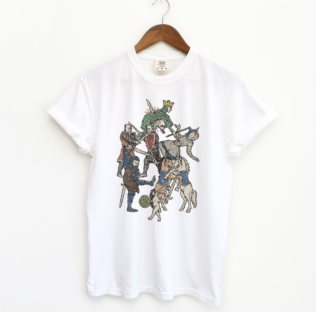 Water Color Medieval Knight T-Shirt