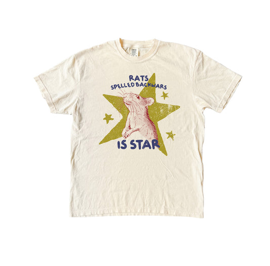 Rats Spelled Backwards is Star T-Shirt