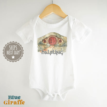 Fantasy Halfling Hobbit Baby Onesie® & Kids T-Shirts