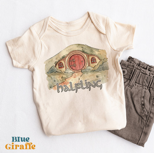 Fantasy Halfling Hobbit Baby Onesie® & Kids T-Shirts