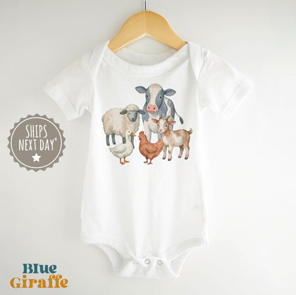 Farm Animals Baby Onesie® & Kids T-Shirts