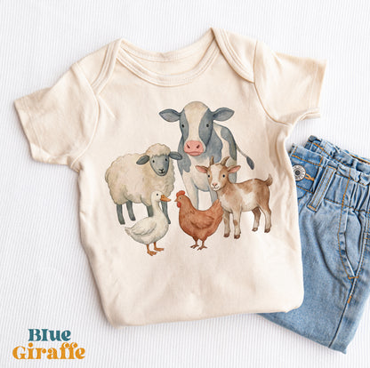 Farm Animals Baby Onesie® & Kids T-Shirts