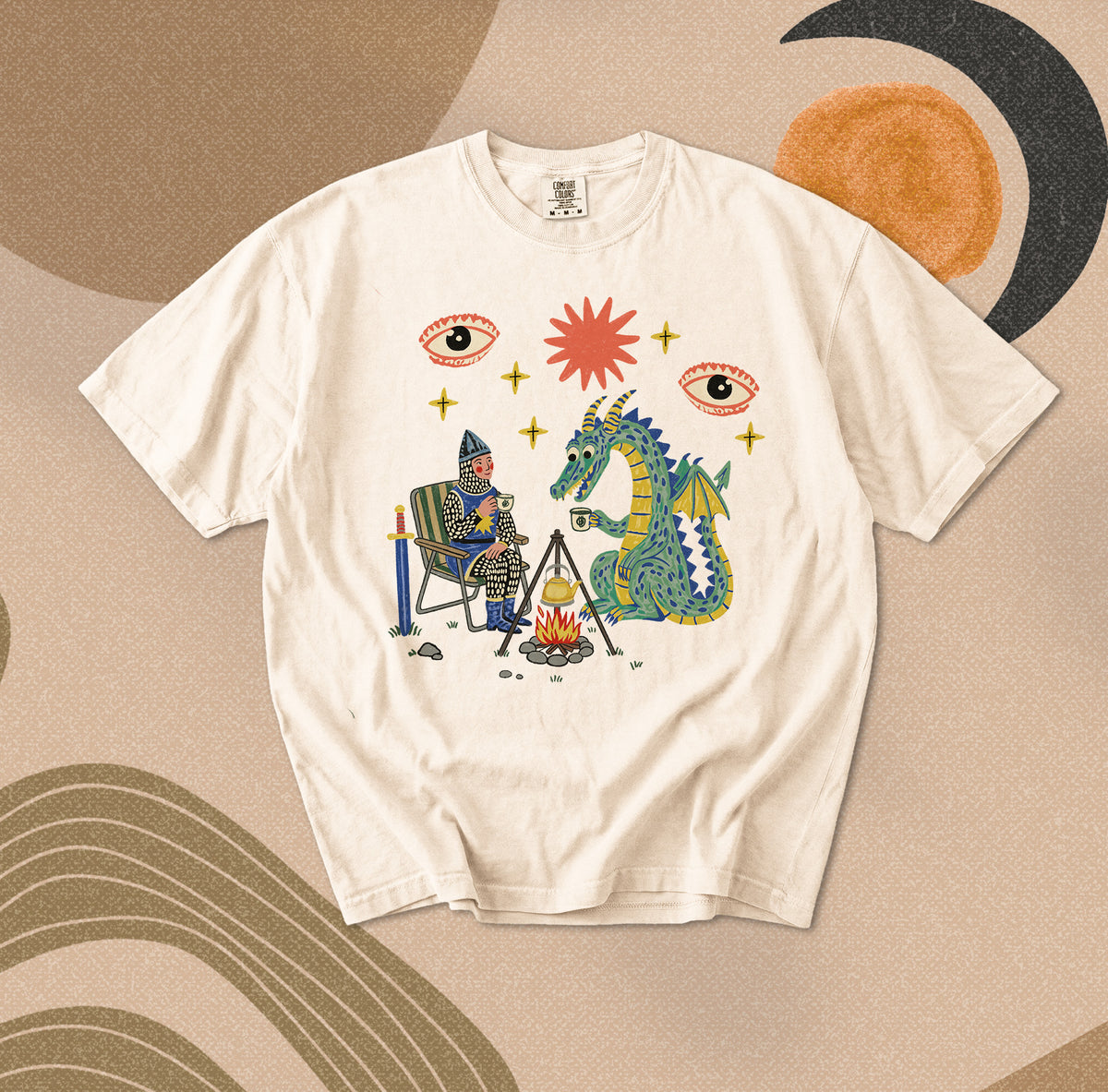Dragon Tea Party Comfort Colors Shirt