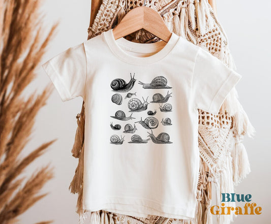 Vintage Snails Kids Graphic Tee & Baby Onesie®