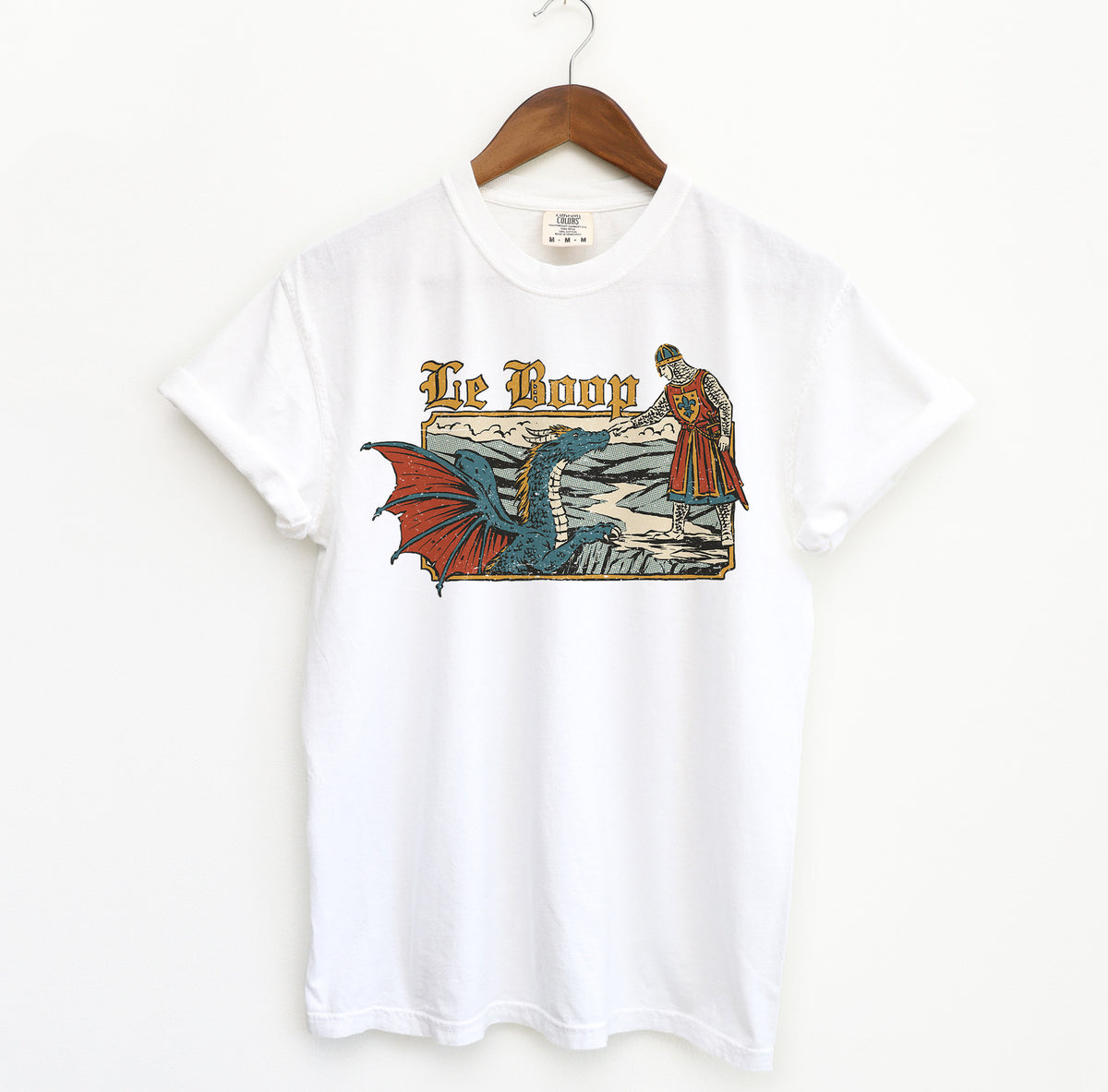 Le Boop Knight and Dragon Comfort Colors Shirt