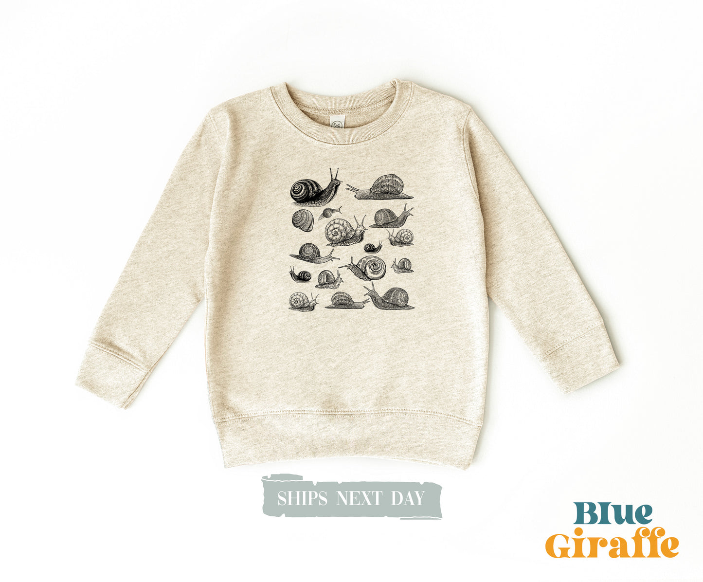 Vintage Snails Kids Graphic Tee & Baby Onesie®