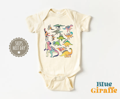 Types Of Dinosaurs Kids Sweatshirt & Baby Onesie®