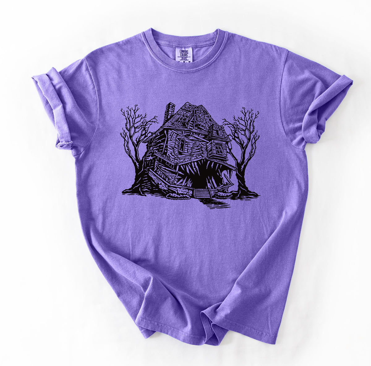Haunted House Monster Comfort Colors Shirt
