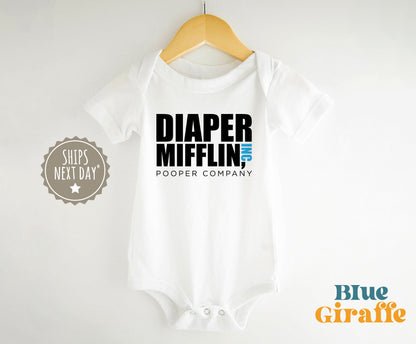 Diaper Mifflin Baby Onesie® & Kids T-Shirts