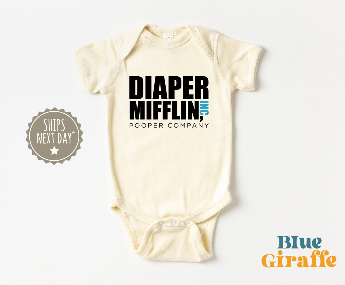 Diaper Mifflin Baby Onesie® & Kids T-Shirts