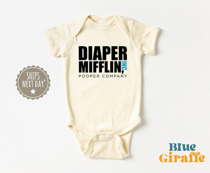 Diaper Mifflin Baby Onesie® & Kids T-Shirts