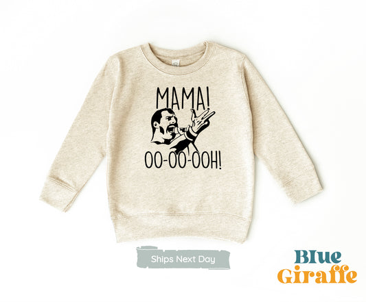 Freddie Mercury Mama! Toddler Shirt & Kids Sweatshirt