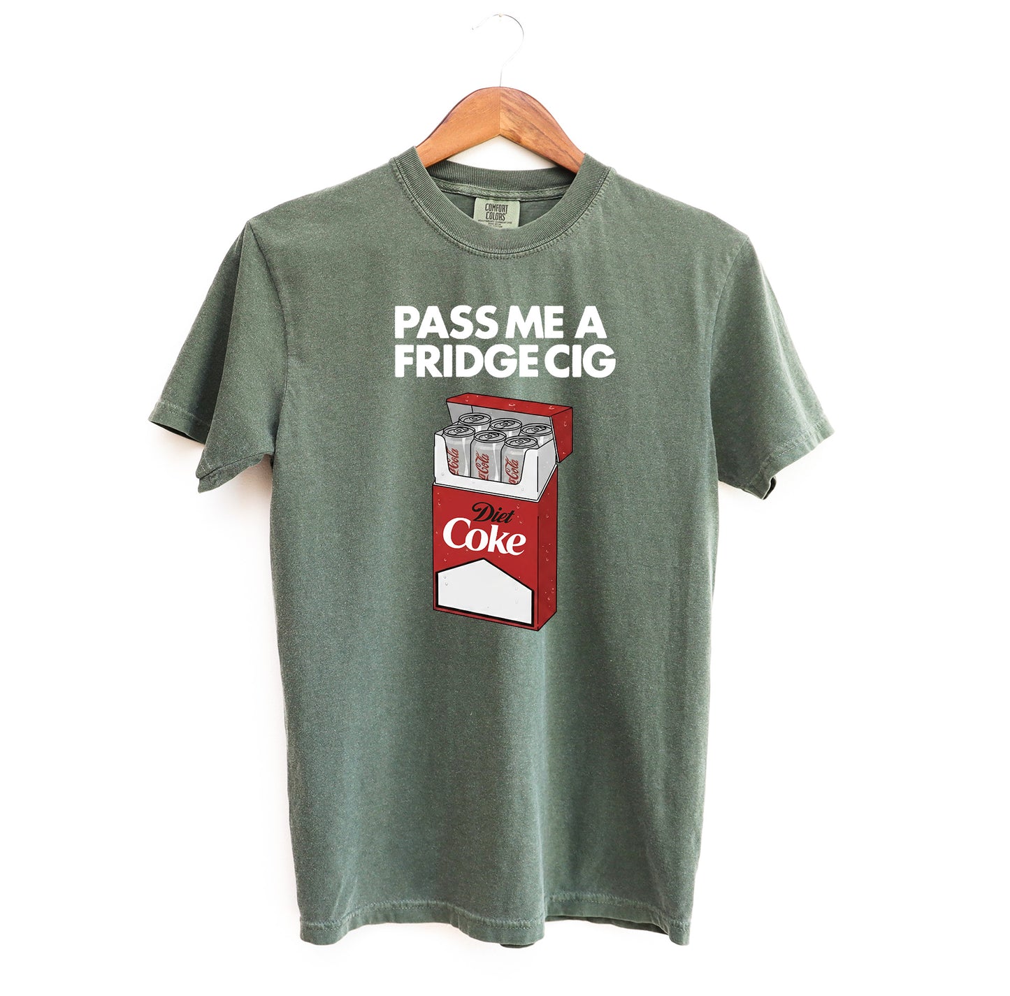 Pass Me a Fridge Cig Diet Coke Funny T-Shirt