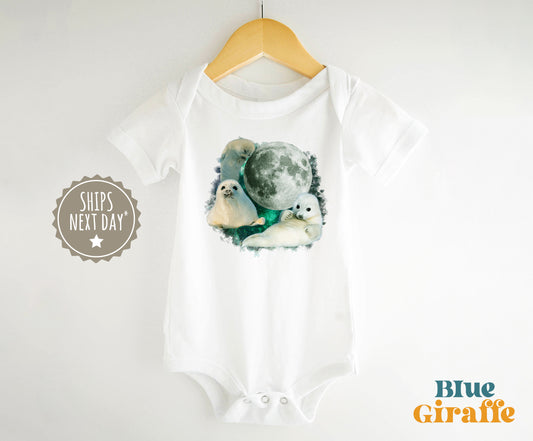 Vintage Seal and Moon Onesie®